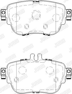 KLOCKI HAM./TYЈ/ MERCEDES-BENZ KLASA E 17- Jurid 573843J