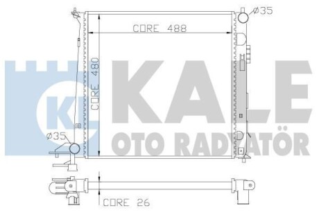 Теплообмінник OTO RADYATOR Kale 341960 (фото 1)