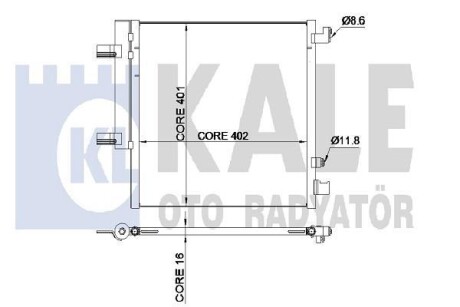 Конденсатор OTO RADYATOR Kale 342515