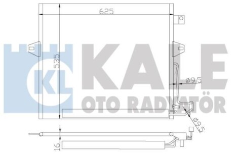 Конденсатор OTO RADYATOR Kale 342630