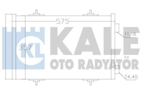 Конденсатор OTO RADYATOR Kale 343090