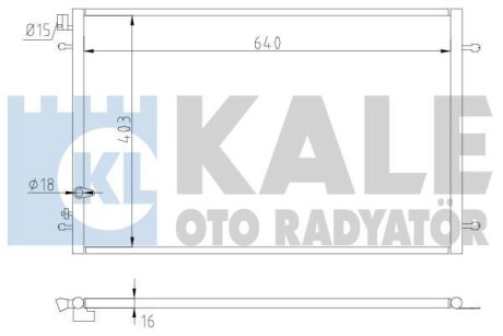 Конденсатор OTO RADYATOR Kale 375300