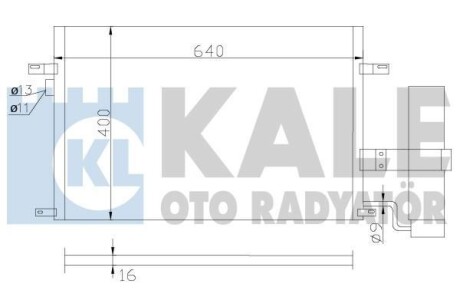 Конденсатор OTO RADYATOR Kale 377100