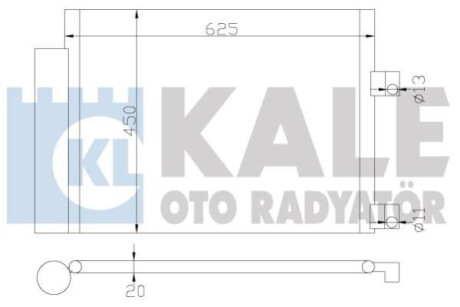 Конденсатор OTO RADYATOR Kale 377300