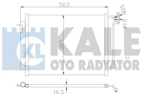 Конденсатор OTO RADYATOR Kale 390900