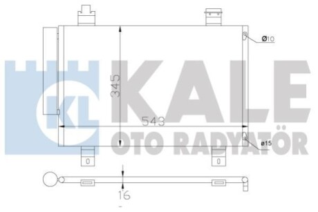 Конденсатор OTO RADYATOR Kale 394000