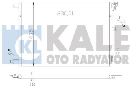 Конденсатор OTO RADYATOR Kale 394200