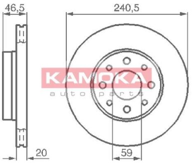 Автозапчасть KAMOKA 1031776