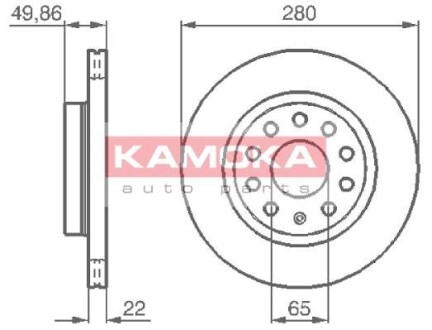 Подвеска, амортизатор KAMOKA 1032446