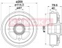 Гальмівний барабан KAMOKA 104027 (фото 1)