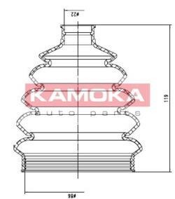 Пильовик привідного валу KAMOKA 1146680