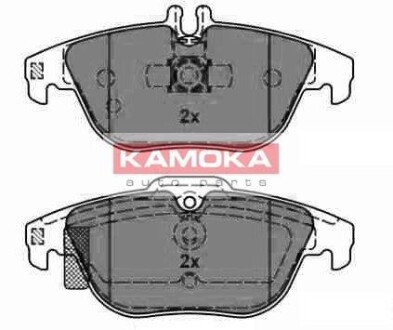 Гальмівні колодки, дискове гальмо (набір) KAMOKA JQ101117