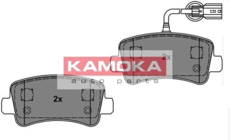 Гальмівні колодки, дискове гальмо (набір) KAMOKA JQ101144