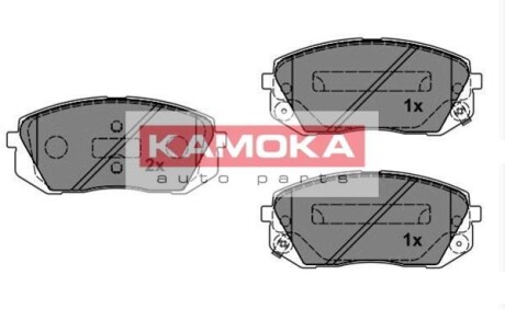 Комплект тормозных колодок, дисковый механизм KAMOKA JQ101149 (фото 1)