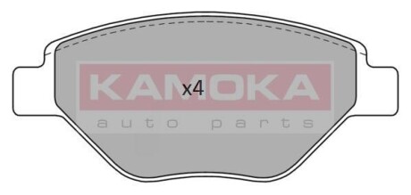 Гальмівні колодки, дискове гальмо (набір) KAMOKA JQ101153