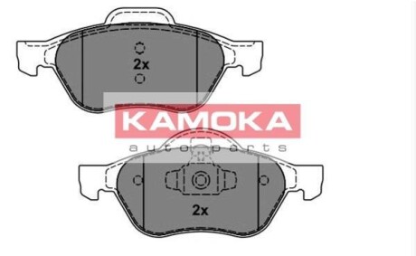 Колодки тормозные передние дисковые KAMOKA JQ101162