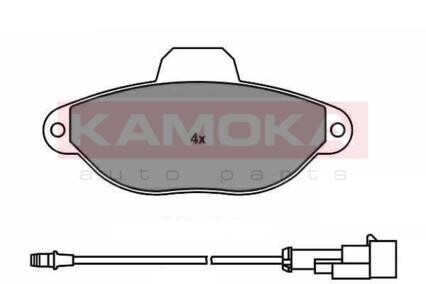 Комплект тормозных колодок, дисковый механизм KAMOKA JQ1011850