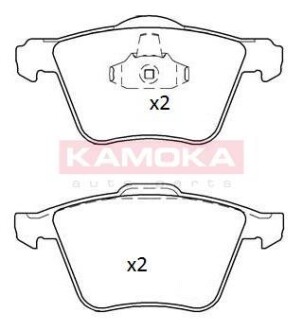 Комплект тормозных колодок, дисковый механизм KAMOKA JQ101217