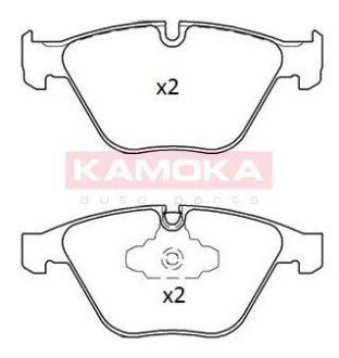 Комплект тормозных колодок, дисковый механизм KAMOKA JQ101222