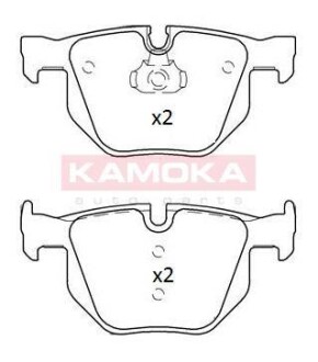 Комплект тормозных колодок, дисковый механизм KAMOKA JQ101223