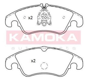 Комплект тормозных колодок, дисковый механизм KAMOKA JQ101229