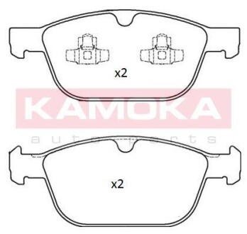 Комплект тормозных колодок, дисковый механизм KAMOKA JQ101233