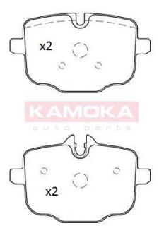 Комплект тормозных колодок, дисковый механизм KAMOKA JQ101240