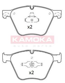 Комплект тормозных колодок, дисковый механизм KAMOKA JQ101245