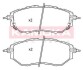 Комплект тормозных колодок, дисковый механизм KAMOKA JQ101259 (фото 1)