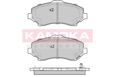 Комплект тормозных колодок, дисковый механизм KAMOKA JQ101274