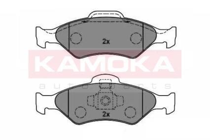 Гальмівні колодки, дискове гальмо (набір) KAMOKA JQ1012786