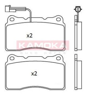 Комплект тормозных колодок, дисковый механизм KAMOKA JQ101279