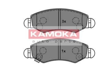 Комплект тормозных колодок, дисковый механизм KAMOKA JQ1012846