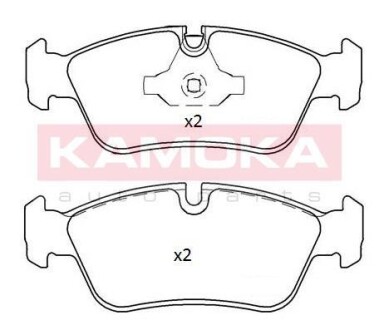 Комплект тормозных колодок, дисковый механизм KAMOKA JQ101291