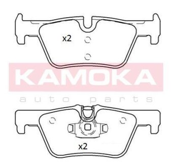 Комплект тормозных колодок, дисковый механизм KAMOKA JQ101295