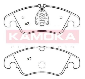 Комплект тормозных колодок, дисковый механизм KAMOKA JQ101298