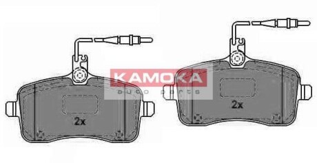 Гальмівні колодки, дискове гальмо (набір) KAMOKA JQ1013450 (фото 1)