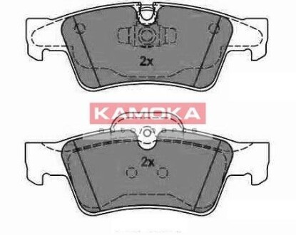 Гальмівні колодки, дискове гальмо (набір) KAMOKA JQ1013662