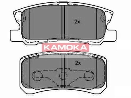 Гальмівні колодки, дискове гальмо (набір) KAMOKA JQ1013678