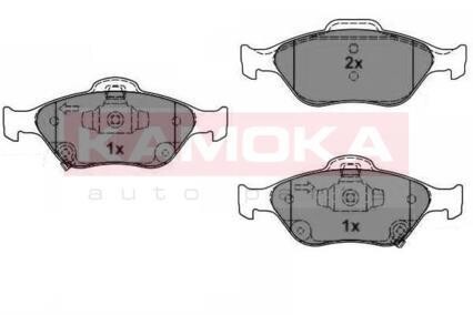 Колодки тормозные передние дисковые KAMOKA JQ1013780