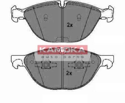 Гальмівні колодки, дискове гальмо (набір) KAMOKA JQ1018158