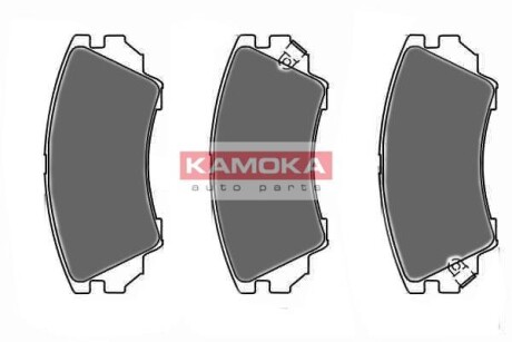 Гальмівні колодки, дискове гальмо (набір) KAMOKA JQ1018414