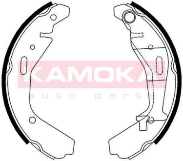 Гальмівні колодки (набір) KAMOKA JQ202057