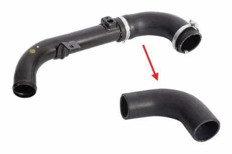 FORD патрубок інтеркулера C-MAX (DM2) 1.8 TDCi 07-10, FOCUS II 1.8 TDCi 05-12 Kautek FD-TH008