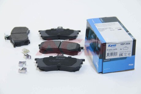 Гальмівні колодки, дискове гальмо (набір) PARTS KAVO KBP-5506