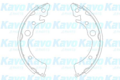 Комплект гальмівних колодок PARTS KAVO KBS2902