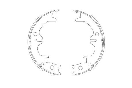 Гальмівні колодки (набір) PARTS KAVO KBS9911