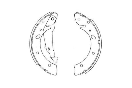 Комплект тормозных колодок KAVO KBS9915