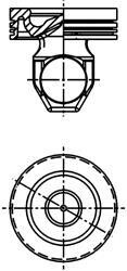 Поршень KOLBENSCHMIDT 40338600