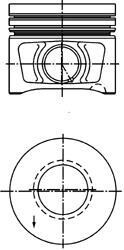 Поршень KOLBENSCHMIDT 40387600 (фото 1)